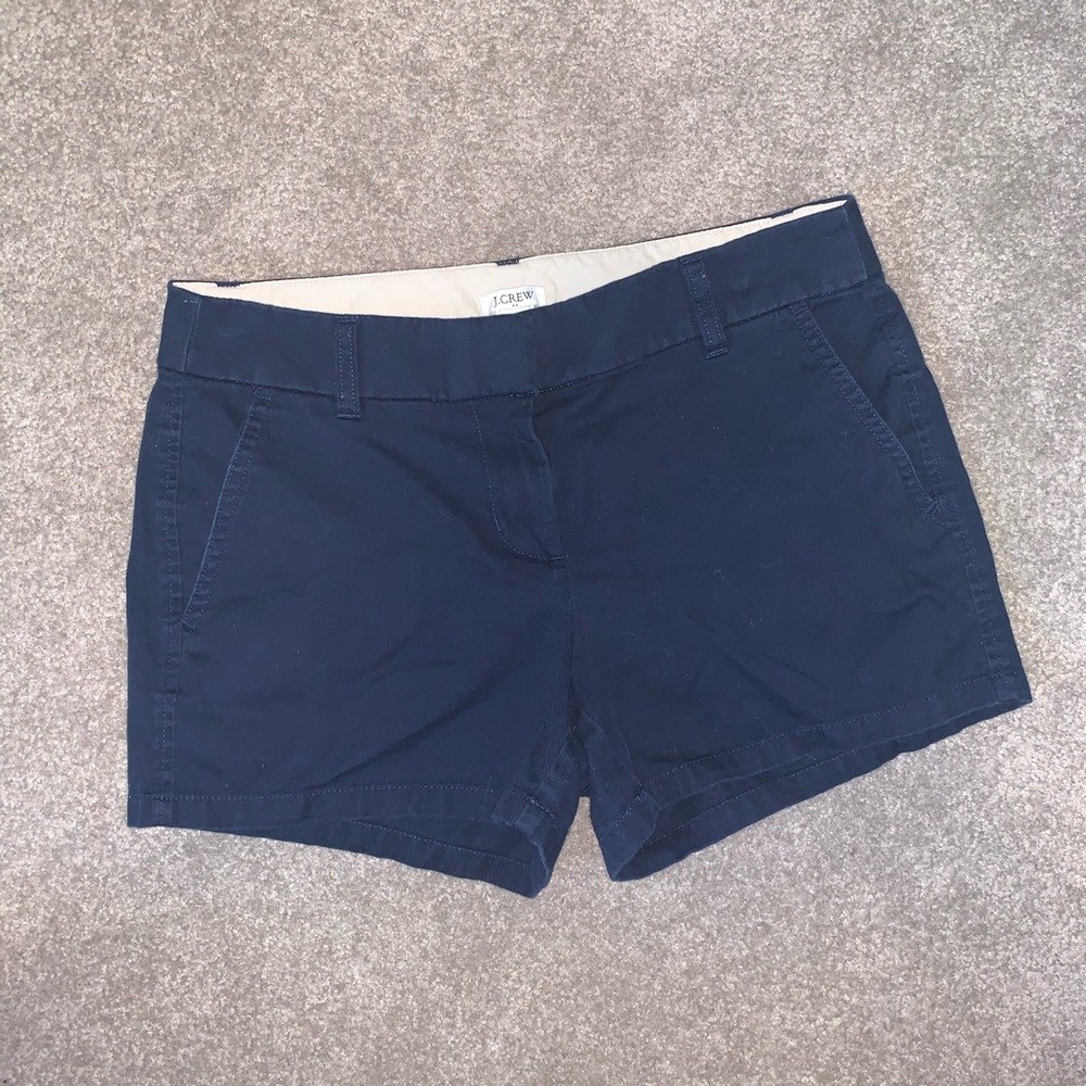 J. Crew Navy Blue Chino Shorts